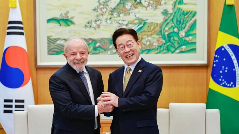 Presidente Lula anuncia acordos comerciais com a Coreia do Sul