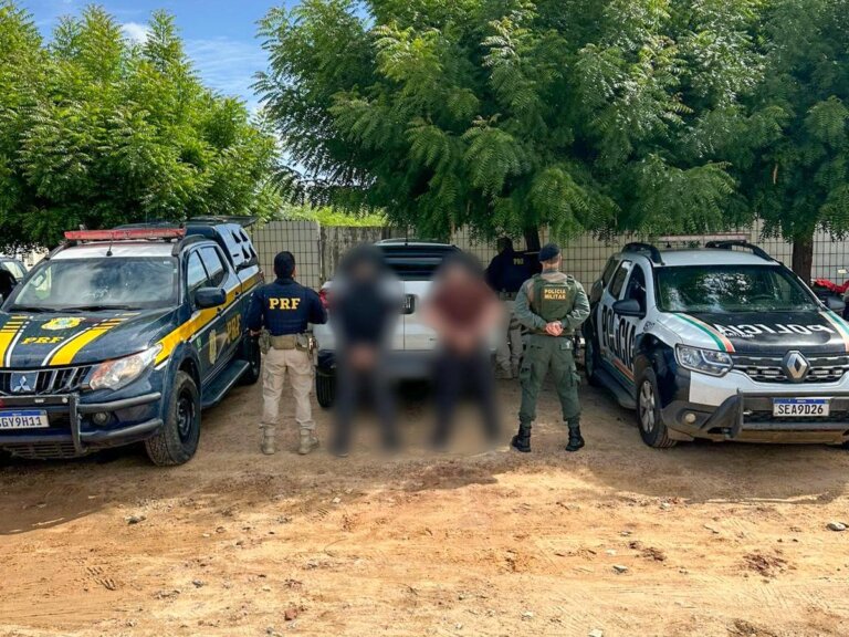 Foragidos do RN são presos no Ceará em operação conjunta da PRF e PMCE