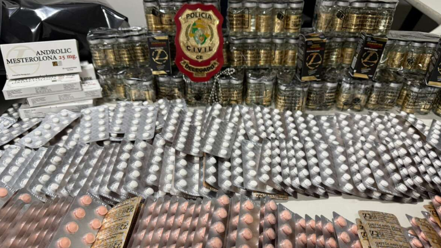 PCCE prende suspeito de distribuir anabolizantes ilegalmente em academias de Fortaleza