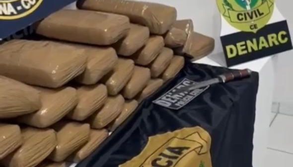 Dupla é presa com 33 kg de skunk escondidos em aparelhos de ar-condicionado em Fortaleza