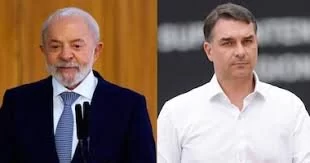 Lula lidera com 52,7% e Flávio Bolsonaro tem 29,7% na disputa pelo Planalto