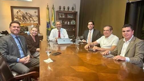 Moses e AJ Albuquerque discutem filiação ao MDB em reunião com Baleia Rossi, em São Paulo