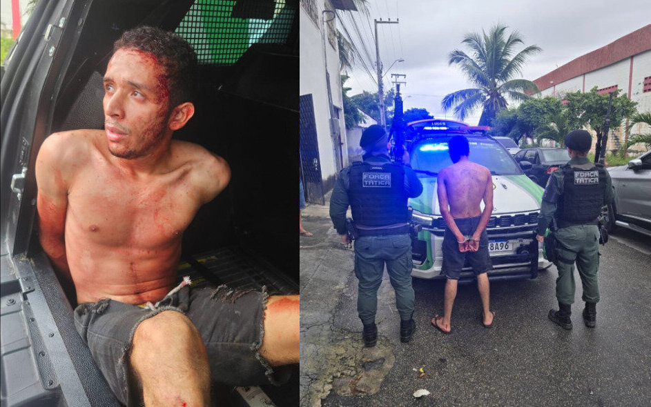 Suspeito de homicídio é preso em flagrante no Demócrito Rocha, em Fortaleza