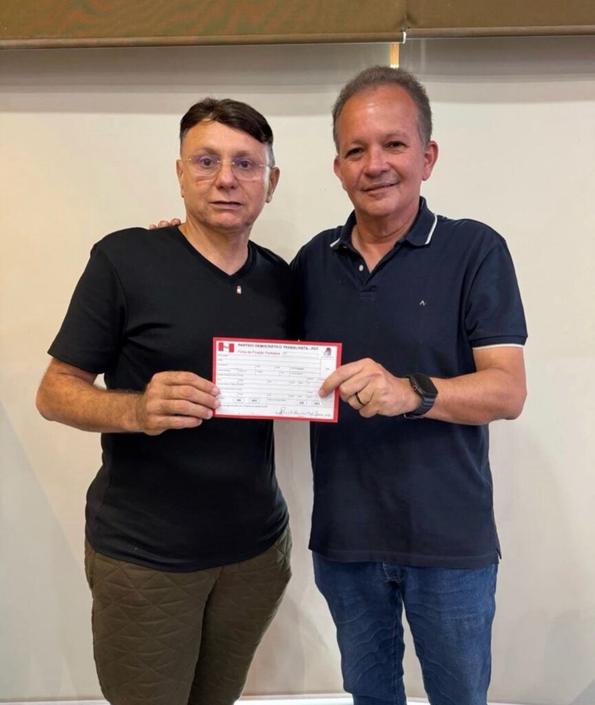 Vicente Aquino se filia ao PDT e confirma pré-candidatura à Câmara Federal