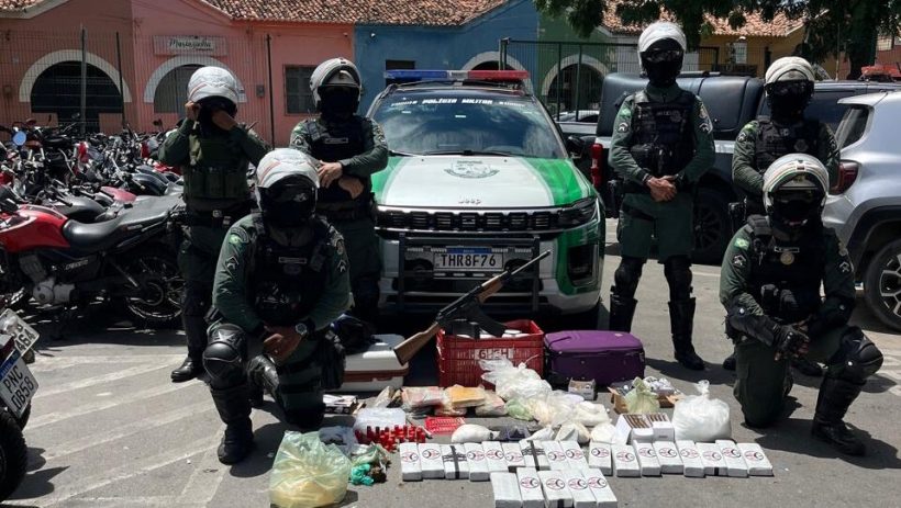 Polícia Militar desarticula laboratório de drogas e apreende mais de 30 kg de entorpecentes