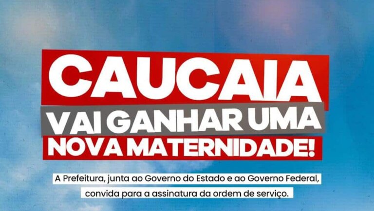 Prefeito de Caucaia assina ordem de serviço para a construção de nova maternidade