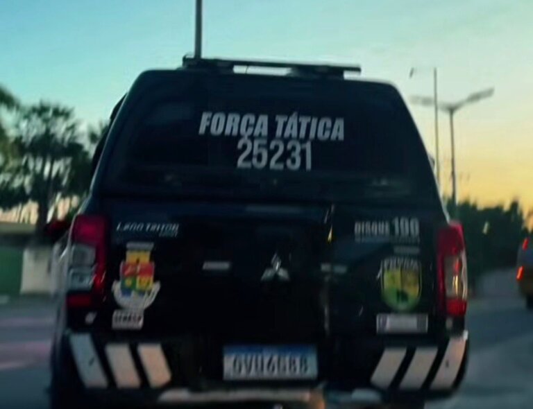 Série de assaltos termina com dois mortos após confronto com a polícia na Grande Fortaleza