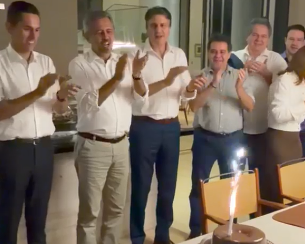 Elmano, Camilo e Leitão prestigiam aniversário de Domingos Neto