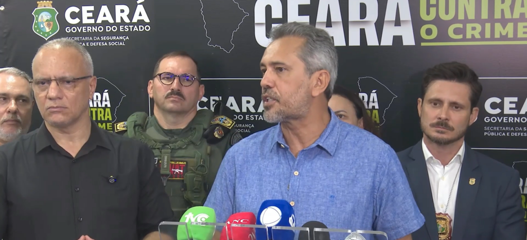 Elmano sobe o tom e acusa Ciro de bravata no combate ao crime organizado: “muito papo furado”