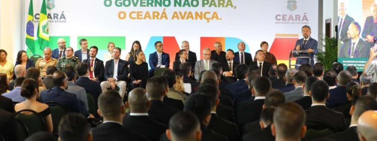 Governo do Ceará empossa e inicia a formação de 94 delegados da Polícia Civil