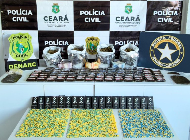 Polícia Civil prende homem e apreende mais de 14 kg de entorpecentes