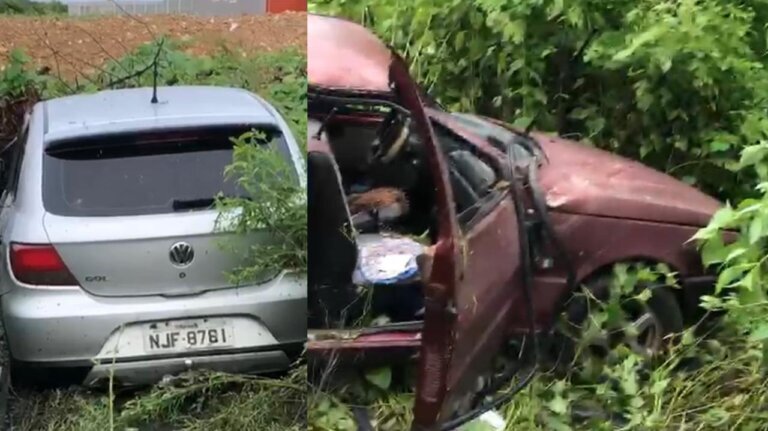 Colisão entre dois carros deixa cinco feridos na BR-020, no Sertão Central do Ceará