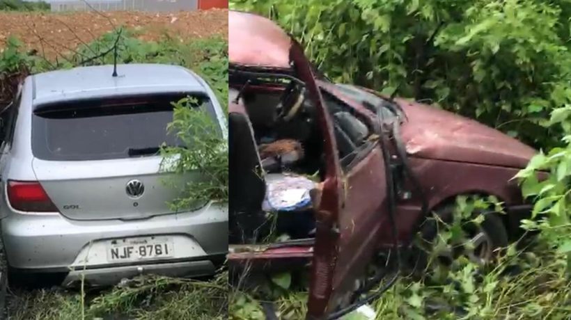 Colisão entre dois carros deixa cinco feridos na BR-020, no Sertão Central do Ceará