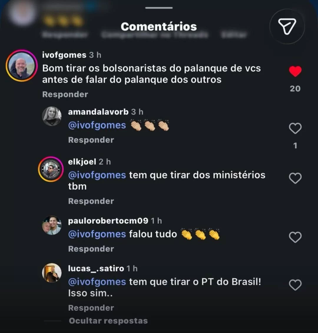 Ivo Gomes sai em defesa do irmão, Ciro, e cobra coerência do PT