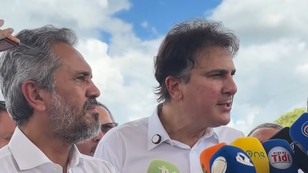 Camilo ataca grupo de oposição durante vistoria na BR-116 ao lado de Elmano e Guimarães