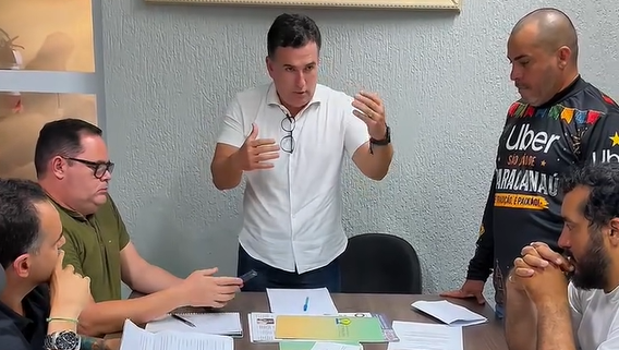 Presidente da Câmara de Maracanaú articula reunião entre motoristas de app e Demutran