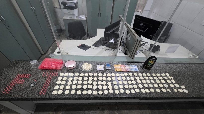 Polícia desarticula ponto de distribuição de drogas no Centro de Fortaleza