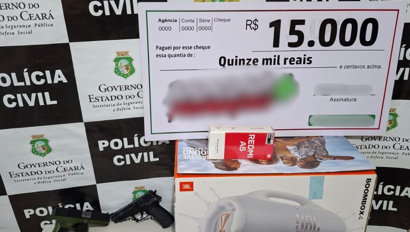 Influenciadores digitais são presos suspeitos de promoverem rifas clandestinas em Cruz