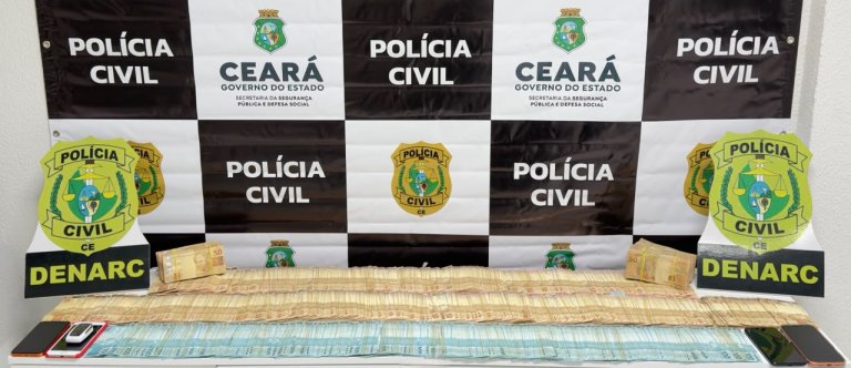 Dupla é presa com R$ 184 mil e caminhonete de luxo no Meireles