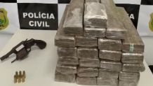 Polícia Civil prende suspeito com 23 kg de maconha e arma de fogo em Juazeiro do Norte