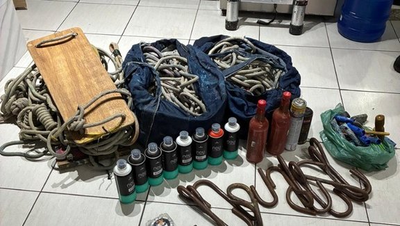 PF investiga pichadores que vandalizaram prédio do INSS em Fortaleza