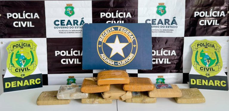 Mulher é presa com 11 kg de skunk no Aeroporto de Fortaleza