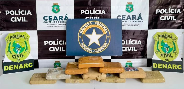 Mulher é presa com 11 kg de skunk no Aeroporto de Fortaleza