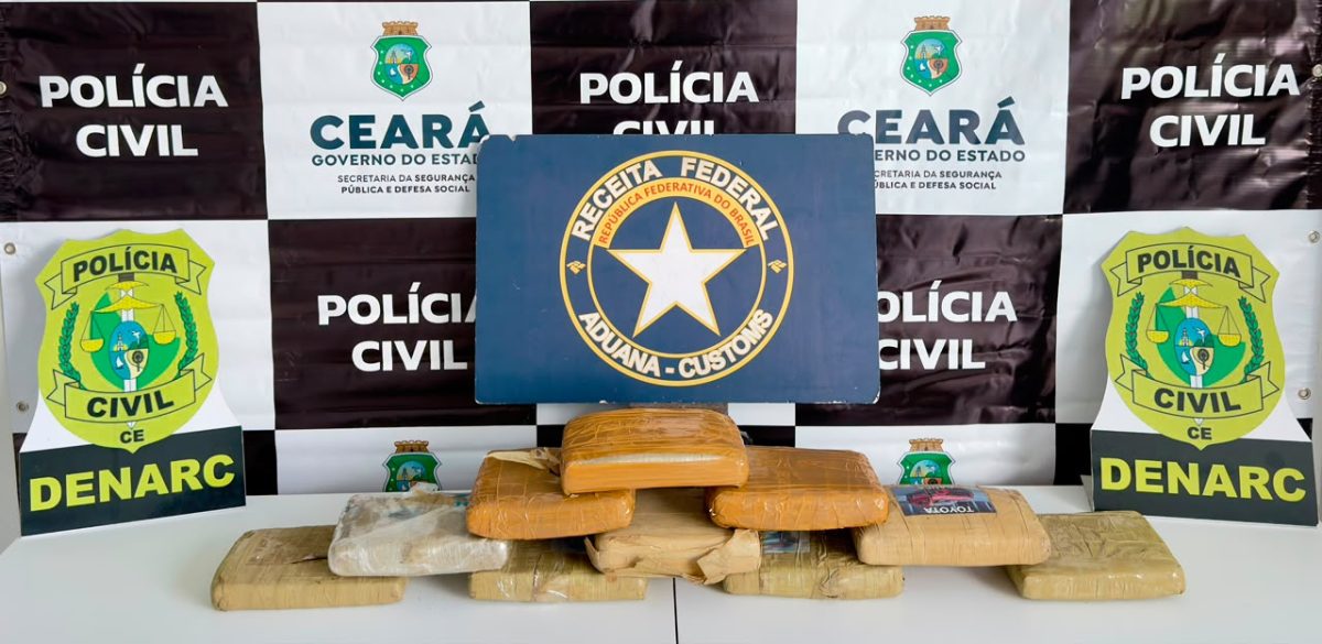 Mulher é presa com 11 kg de skunk no Aeroporto de Fortaleza