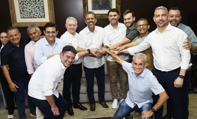 Elmano recebe Oscar Rodrigues e Moses Rodrigues e reforça parceria com Sobral