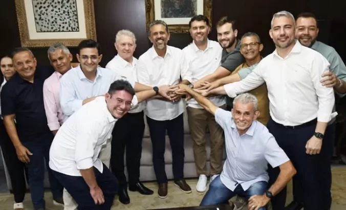 Elmano recebe Oscar Rodrigues e Moses Rodrigues e reforça parceria com Sobral