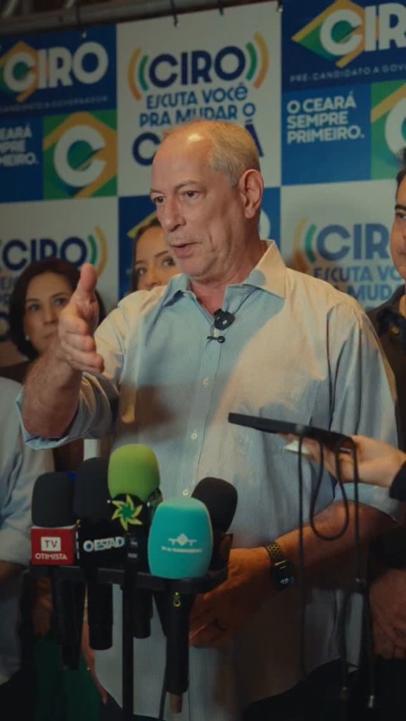 Ciro prega humildade após divulgação de pesquisa Datafolha sobre disputa pelo Abolição