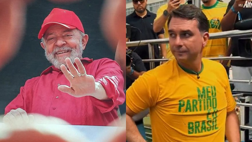 Lula e Flávio Bolsonaro escolhem berços políticos para início de campanha presidencial