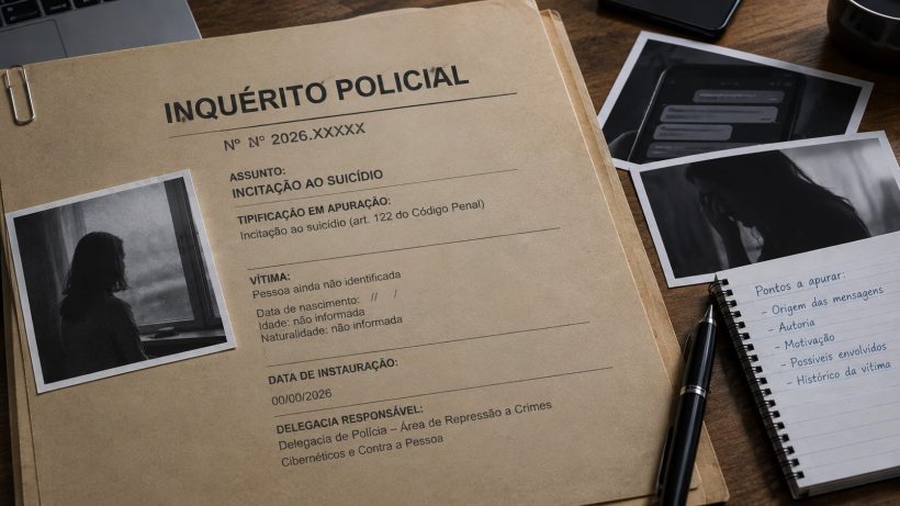 Inquérito aponta violência psicológica e investiga possível induzimento ao suicídio