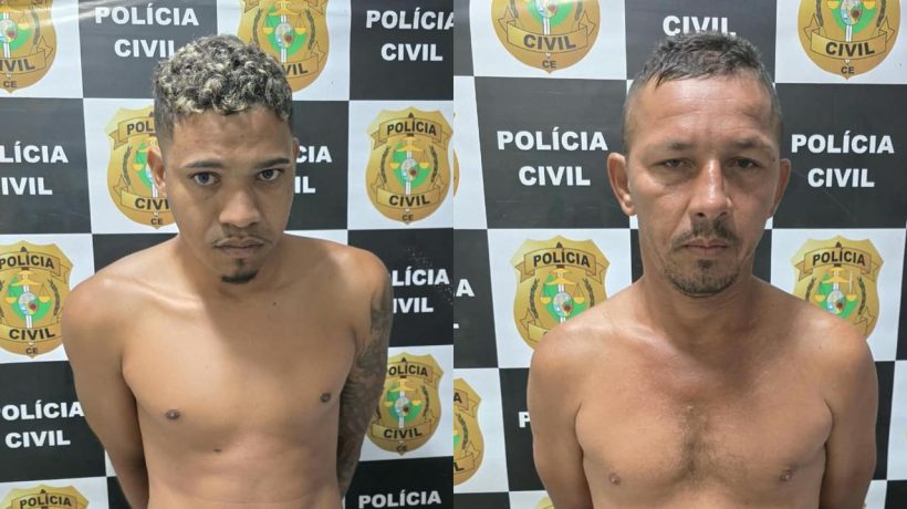 Polícia Civil prende dois homens com mandados por organização criminosa e roubo em Fortaleza