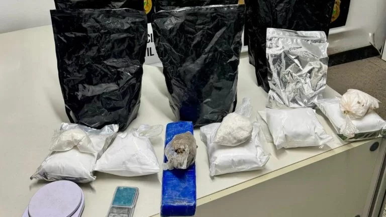 Polícia prende homem com quase 10 kg de drogas em Barbalha, no Cariri