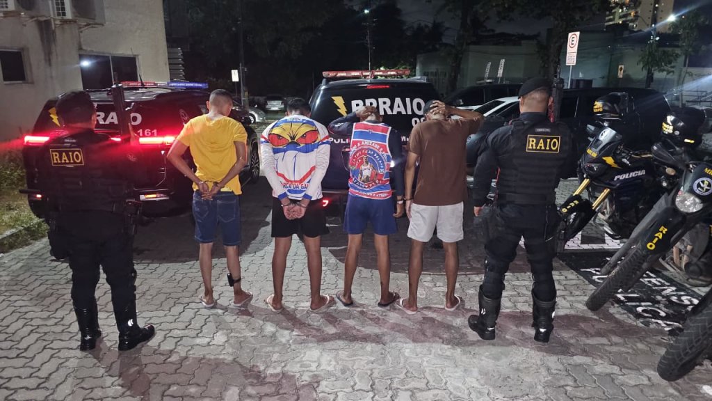 PM captura quatro suspeitos de intimidar moradores durante carreata política em Fortaleza