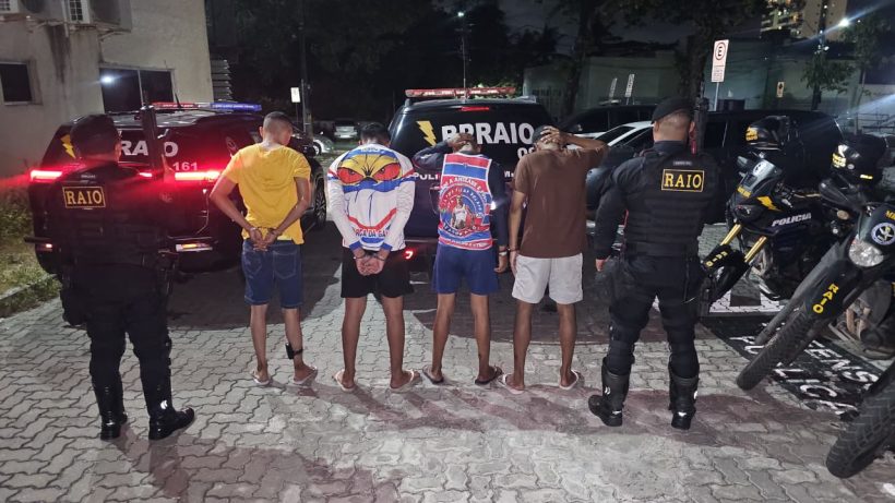 PM captura quatro suspeitos de intimidar moradores durante carreata política em Fortaleza