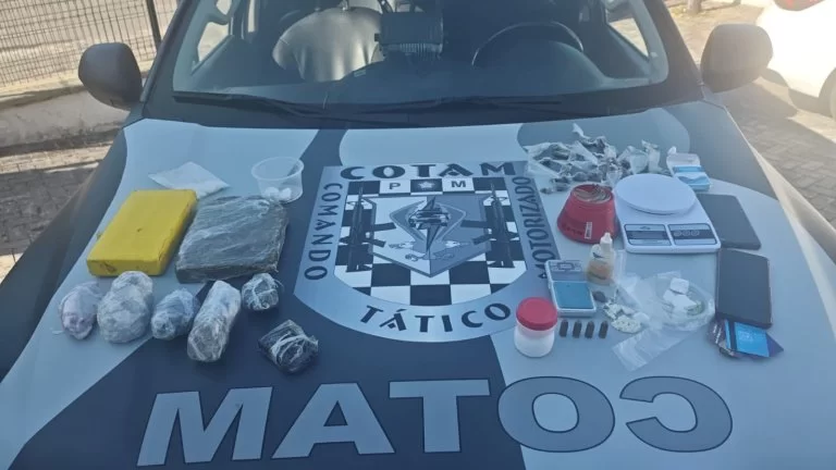 Polícia prende jovem de 18 anos com mais de 2 kg de drogas em Fortaleza