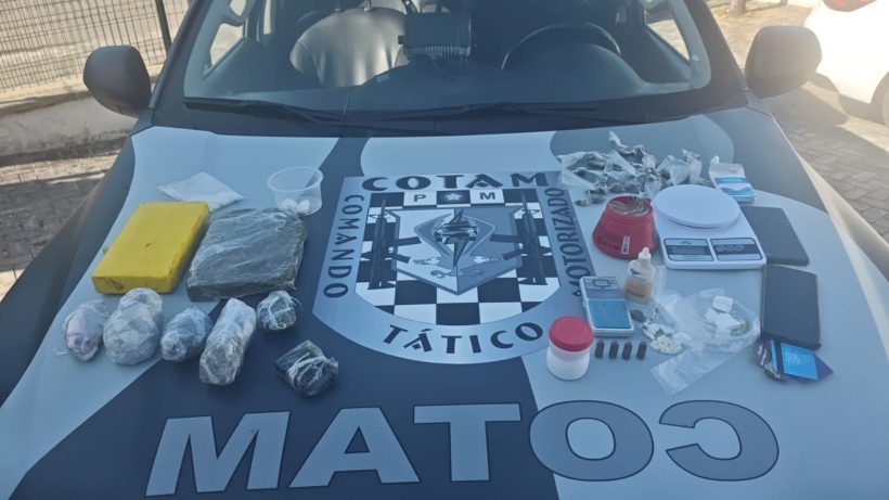 Polícia prende jovem de 18 anos com mais de 2 kg de drogas em Fortaleza