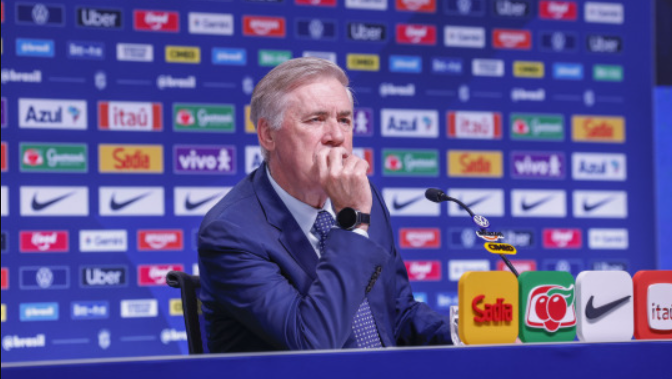 Ancelotti convoca jogadores para amistosos da Seleção Brasileira contra Austrália e Índia
