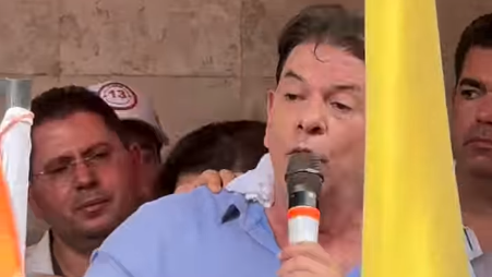 Cid passa mal e precisa ser amparado durante evento em Sobral: “é esses desmaios que eu tenho”