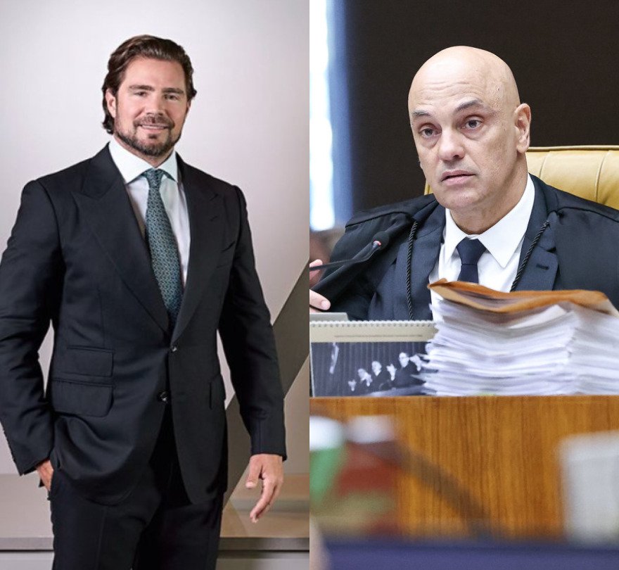 PF encontra mensagens em que Vorcaro pergunta a Moraes se deveria estar fora do país