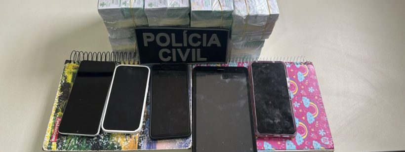 Três são presos pela PCCE suspeitas de exploração de jogos de azar e lavagem de dinheiro