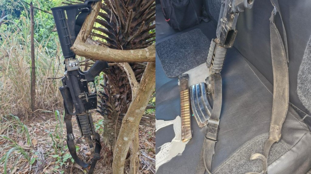 Corpo é encontrado com fuzil, munições e carregador de pistola em Caucaia