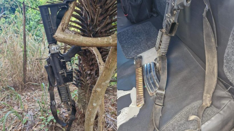 Corpo é encontrado com fuzil, munições e carregador de pistola em Caucaia