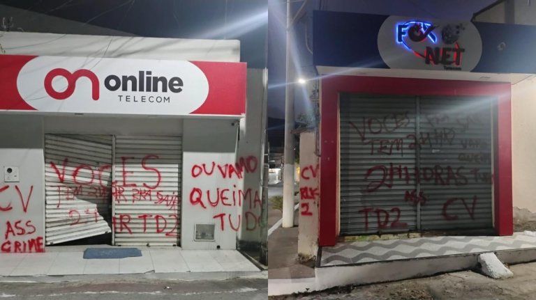 Facção ameaça expulsar provedores de internet de Alcântaras e dá prazo de 24 horas