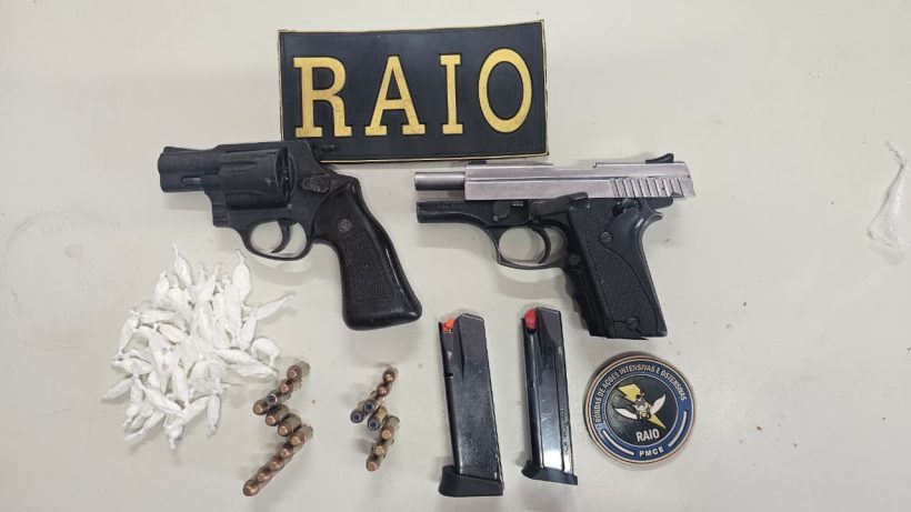 Operação prende dois suspeitos e apreende armas e drogas em São Gonçalo do Amarante