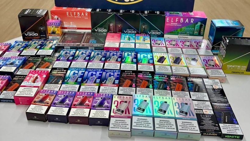 Receita Federal apreende R$ 20 mil em cigarros eletrônicos em transportadora no Ceará